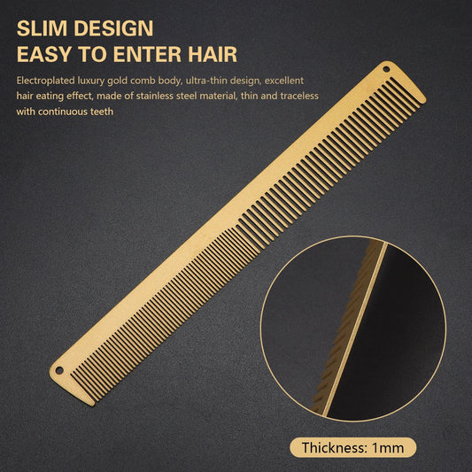 Stainless Steel Barber Comb – Hair Cutting Tool