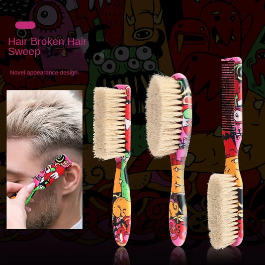 Professional Horsehair Neck Duster – Barber Cleaning Brush